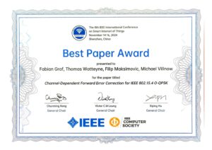 Best Paper Award